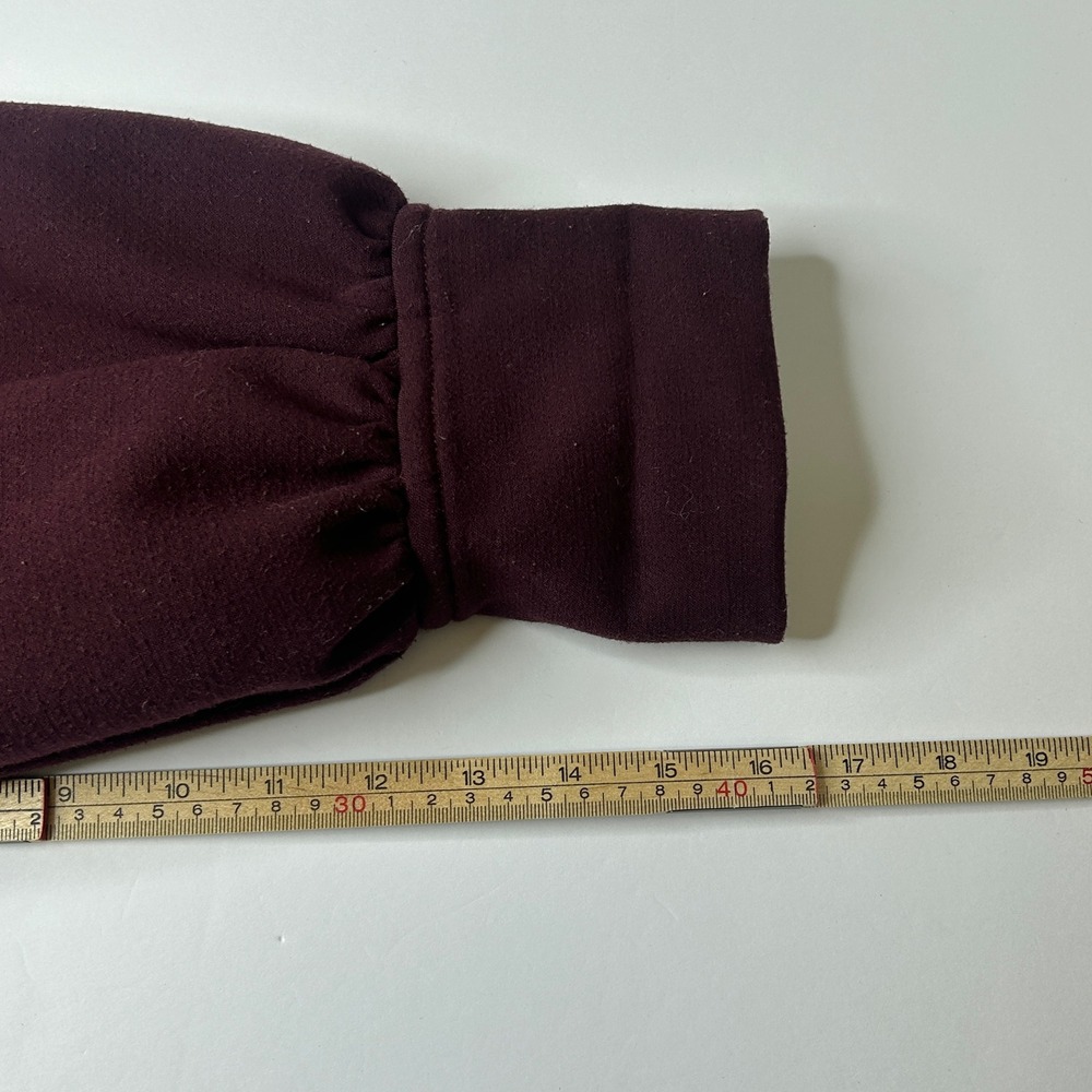 Cartonnier for Anthropologie Plum Balloon Sleeve Studio Blazer Jacket Size L - Picture 13 of 16